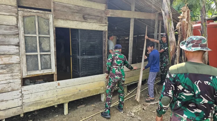 TNI Rehabilitasi 149 Rumah Tak Layak Huni di Kaltim, Danrem Ungkap Kisah Haru