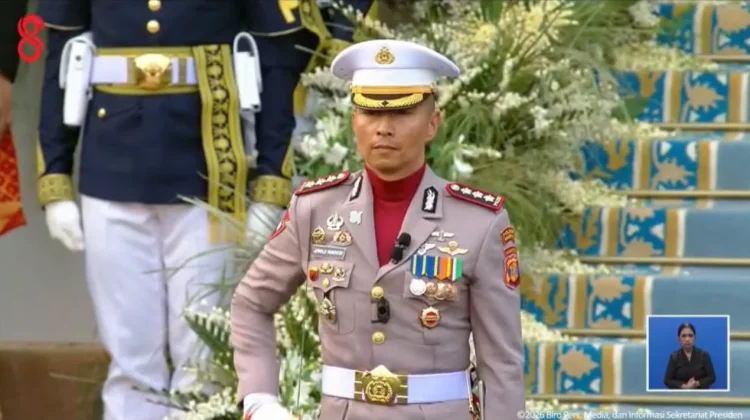 Kapolresta Balikpapan Sukses Pimpin Penurunan Bendera HUT RI