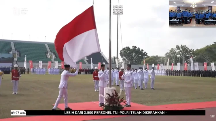 HUT RI ke-81, Kanwil Kemenkum Kaltim Perkuat Nasionalisme