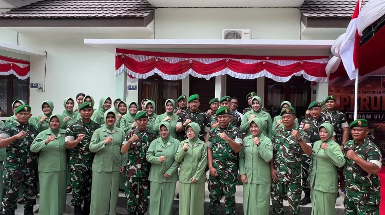Wujudkan Hunian Layak, Pangdam VI/Mulawarman Resmikan Puluhan Rumah Prajurit