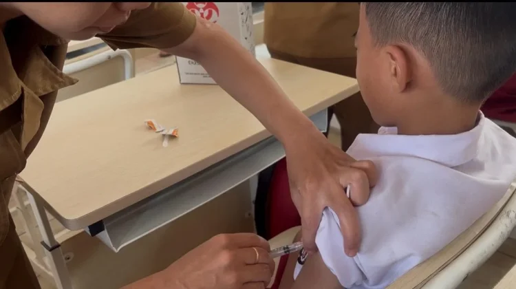 Bulan Imunisasi Barong Tongkok Perkuat Imunitas Anak Sekolah