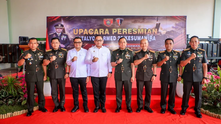 Pangdam VI/Mulawarman Resmikan Yonarmed 22/Kesumawira di Kaltim