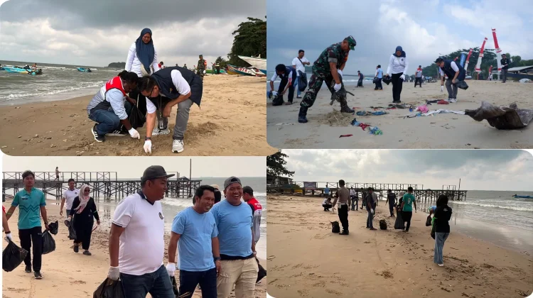 Kolaborasi Bapas Balikpapan dan Pertamina Aksi Nyata di Pantai Seraya