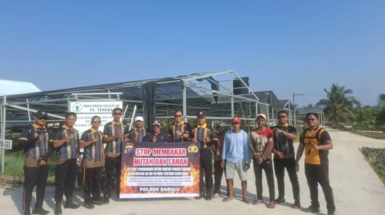 Polsek Babulu Rangkul Warga Cegah Karhutla Sejak Dini