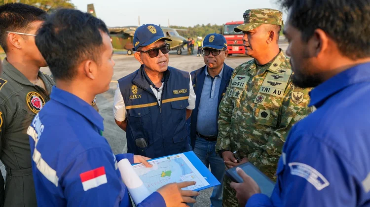 OIKN Sukses Modifikasi Cuaca: Air Sungai Naik, Ancaman Karhutla Redam