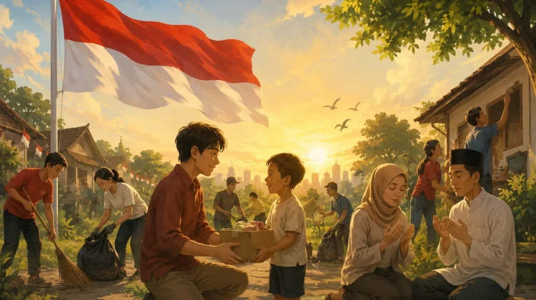 Memaknai Kemerdekaan dengan Rasa Syukur dan Kebaikan