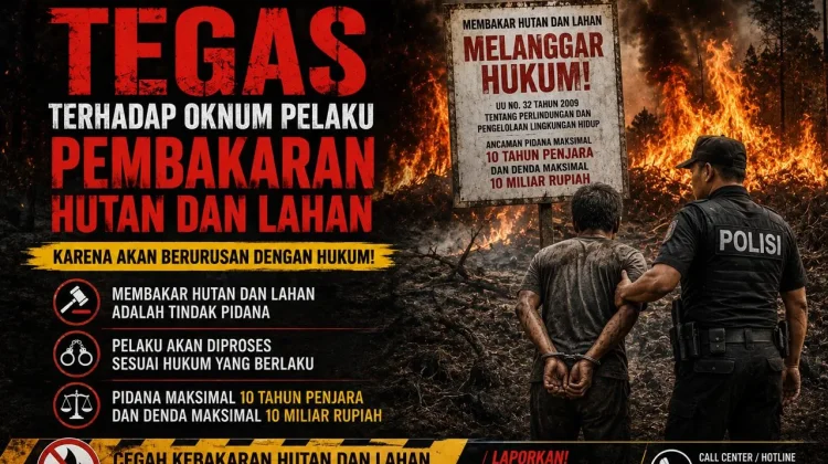 Pemkab Paser Tindak Tegas Oknum Pelaku Pembakaran Hutan dan Lahan dengan Sengaja