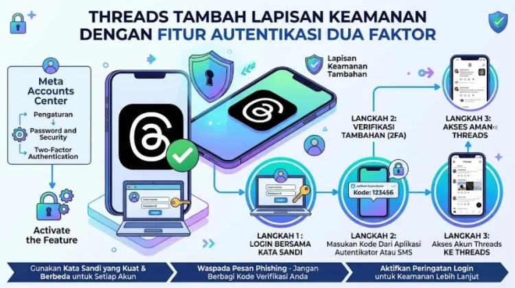 Threads Tambah Lapisan Keamanan dengan Fitur Autentikasi Dua Faktor