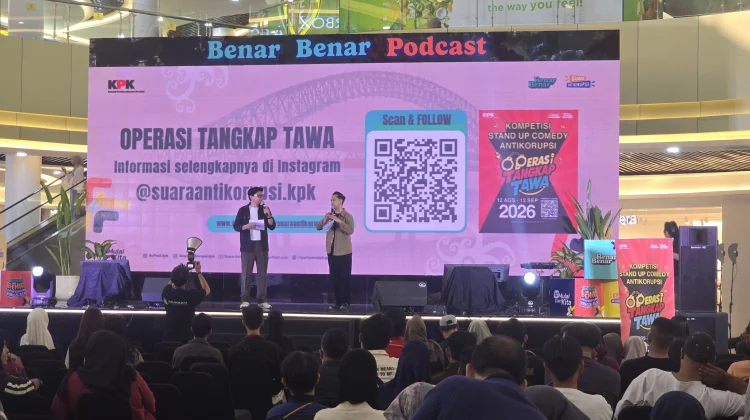 KPK Bawa Pesan Antikorupsi ke tengah Keramaian Samarinda, Kalimantan Timur