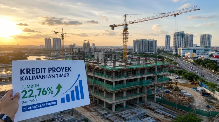 Kredit Proyek di Kaltim Tumbuh 22,76 Persen