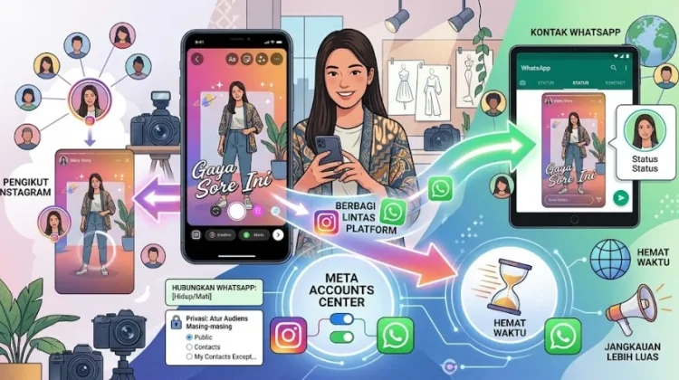 Instagram Uji Bagikan Story ke WhatsApp, Konten Bisa Tersambung Antarplatform