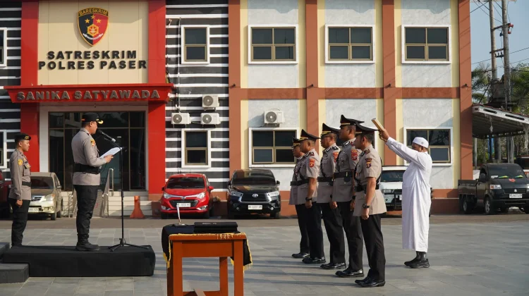 Polres Paser Rotasi Tiga Pejabat Strategis Baru