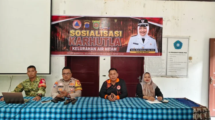 Cegah Karhutla, Bhabinkamtibnas Samarinda Ulu Rangkul Masyarakat dan Relawan