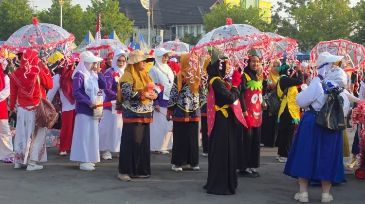Parade Perempuan Samarinda Bersatu, Ratusan Srikandi Turun ke Jalan