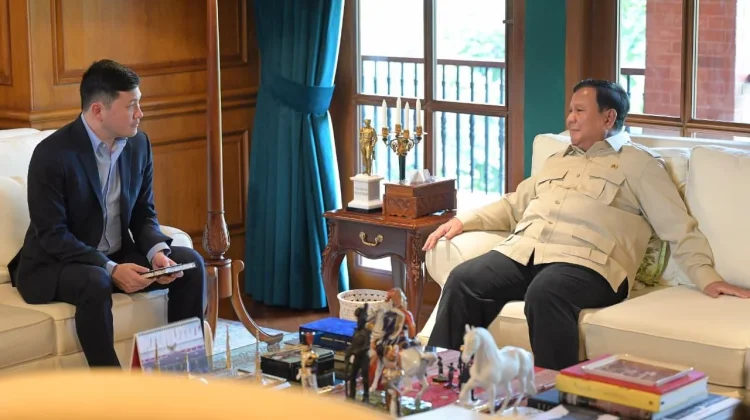 Presiden Prabowo Terima Dubes AS untuk ASEAN di Hambalang