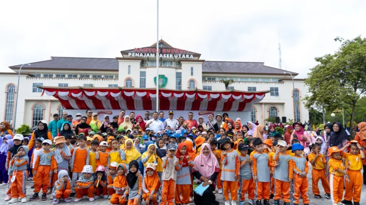 Haornas 2026 Bupati PPU Ajak Anak Biasakan Hidup Sehat sejak Dini