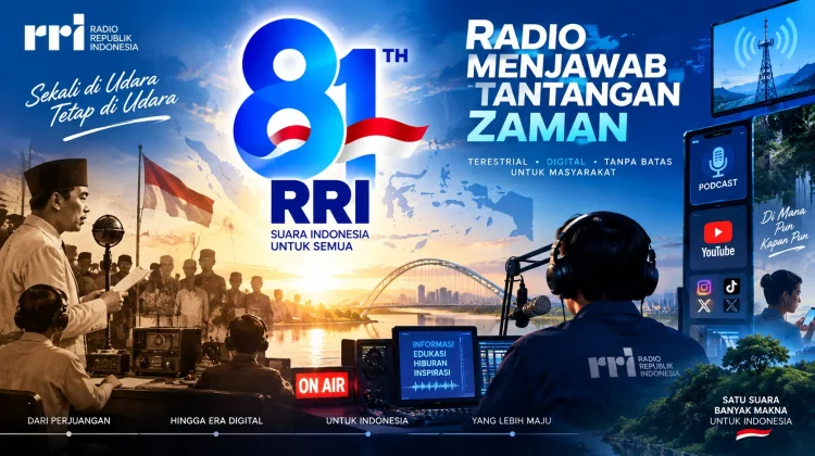 HUT RRI Ke-81: Radio Menjawab Tantangan Zaman