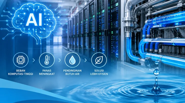 AI Makin Canggih, Konsumsi Air Data Center Jadi Tantangan Baru