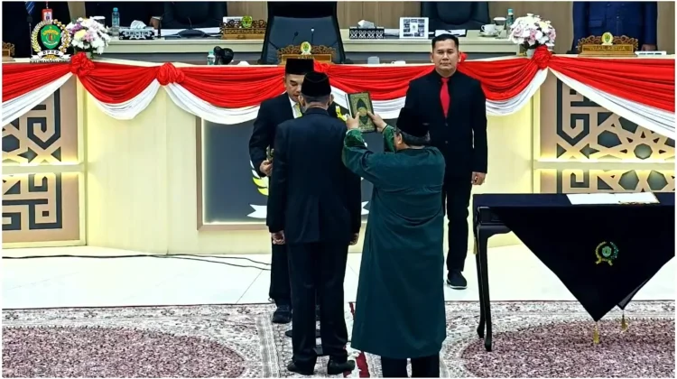 DPRD Kaltim Lantik Andi Burhanuddin Solong sebagai Anggota PAW
