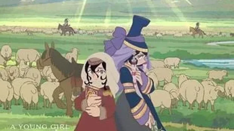 Pertama Kali di Anime Jepang? Suara Azan Buka Tenmaku no Jaadugar: A Witch in Mongolia