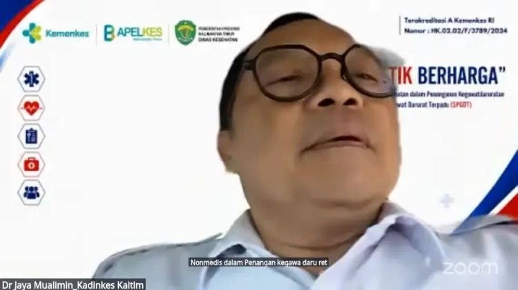 Dinkes Kaltim Perkuat Kapasitas Relawan Nonmedis Hadapi Kegawatdaruratan