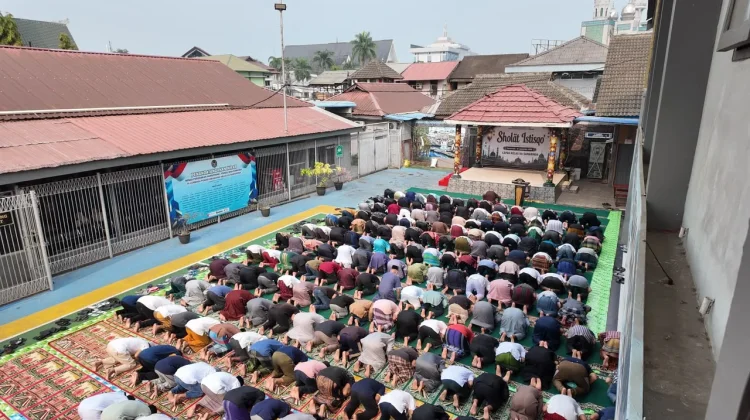 Salat Istisqa Bersama Warga Binaan, Lapas Kelas IIA Samarinda Perkuat Ikhtiar