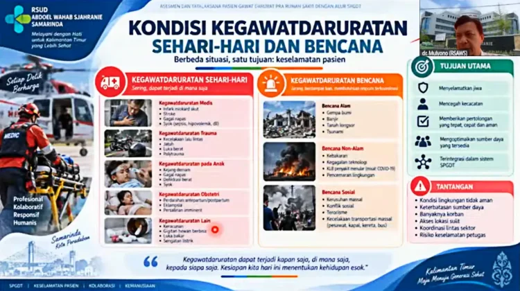 Dinkes Kaltim Soroti Pentingnya Satu Komando saat Penanganan Bencana