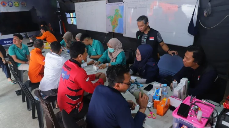 Hadapi Asap Karhutla, Relawan Kaltim Jalani Pemeriksaan Kesehatan Gratis