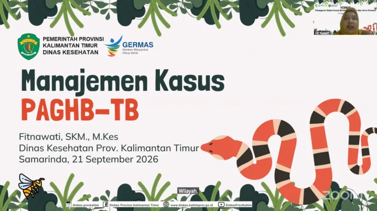Dinkes Kaltim Perkuat Kapasitas Tenaga Kesehatan Tangani Gigitan Hewan Berbisa