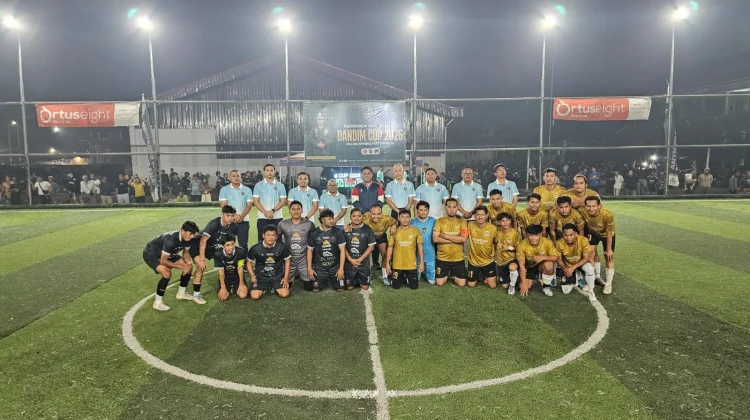Tidak Ada Sekat antara TNI-Rakyat, Melalui Even Dandim Cup Mini Soccer 2026 di Paser