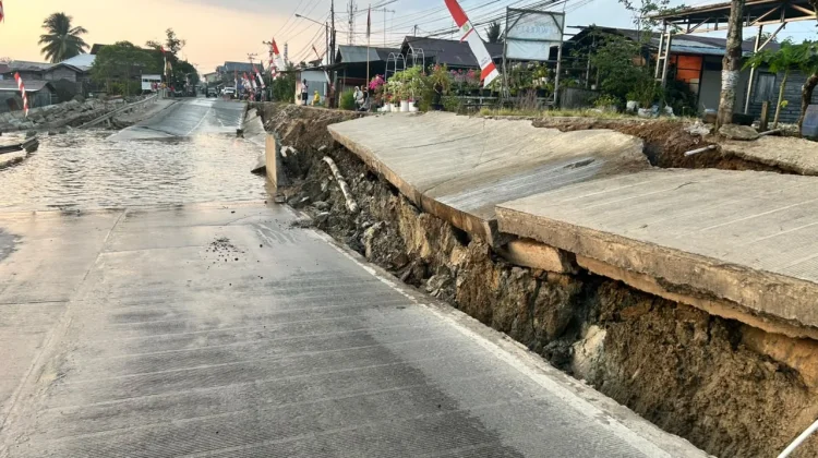Tanah Labil, Penanganan Jalan Longsor Jembayan Diusulkan Berubah Jadi Jembatan