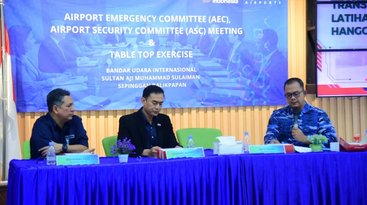 Bandara Sepinggan Gelar Simulasi Darurat, Perkuat Keamanan Udara