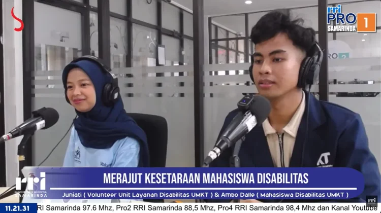 Mahasiswa Disabilitas UMKT Rasakan Dukungan Kampus
