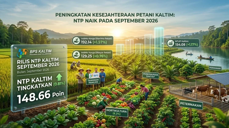 Nilai Tukar Petani Kaltim Mengalami Kenaikan pada September 2026