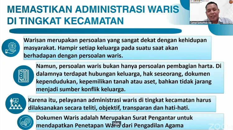Camat Samarinda Ulu Tekankan Ketelitian dalam Dokumen Waris