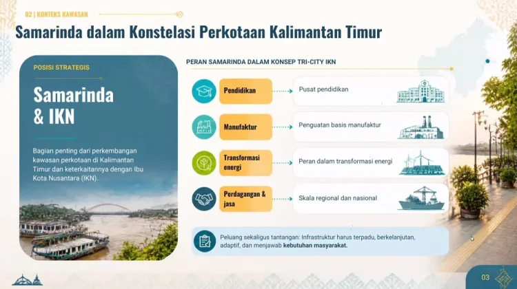 Samarinda Didorong Jadi Pusat Pendidikan, Manufaktur dan Energi dalam Tri-City IKN