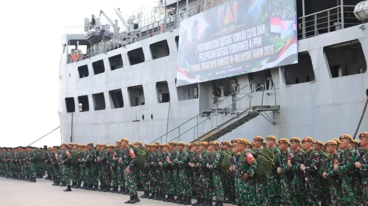 Prajurit Satgas Pamtas RI-Malaysia Yonkav 13 dan Yonarmed 4 Tuntas Selesaikan Misi