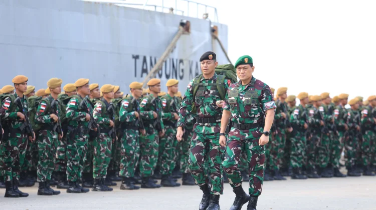 Prajurit Satgas Pamtas RI-Malaysia Yonkav 13 dan Yonarmed 4 Tuntas Selesaikan Misi