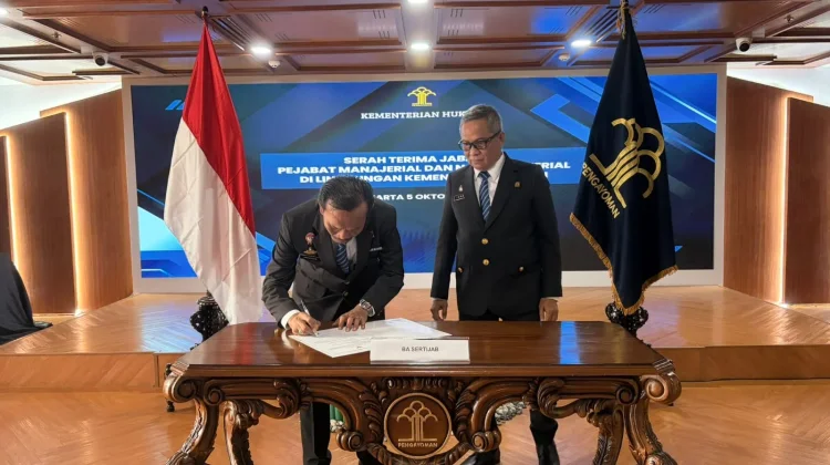 Kakanwil Baru Ajak Jajaran Perkuat Kolaborasi Pelayanan Hukum