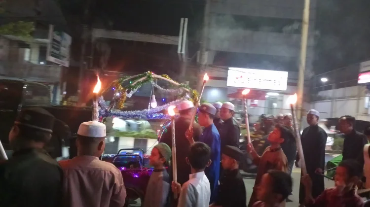 Sambut Ramadan, Warga Antasari Samarinda Gelar Pawai Obor