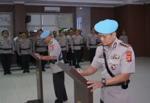 Kapolda Kaltim Pimpin Sertijab Kabid Propam