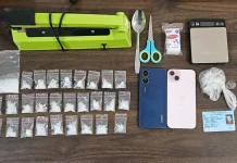Polres Kukar Tangkap Pemasok Sabu 39,63 Gram di Palaran, 28 Paket Disita