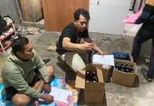 Operasi Pekat 2026, Polsek Samarinda Kota Sita 88 Botol Miras dari Empat Lokasi