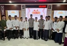 Polresta Balikpapan Santuni Yatim dan Perkuat Sinergi Pers