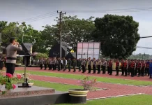 Polres Kukar Gelar Apel Siaga Tertib Ramadan