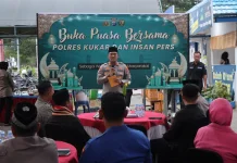 Silaturahmi Ramadan, Polres Kukar Buka Puasa Bersama Wartawan dan Masyarat