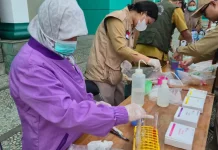 Dinkes Berau Bersama BBPOM Awasi Takjil Ramadan