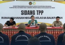 Warga Binaan Ikuti Sidang Tim Pengamat Pemasyarakatan
