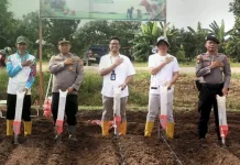 Polres Berau Tanam Jagung 2 Hektare