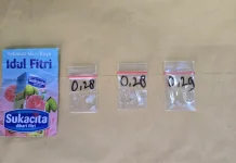 Simpan Sabu dalam Amplop “Sukacita”, Pria di Samarinda Seberang Diamankan